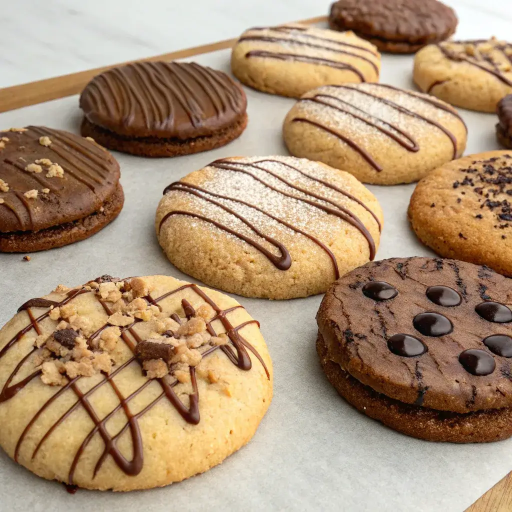 best cookies for chocolate drizzle