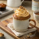 dalgona gluten-free mug cake with whipped coffee