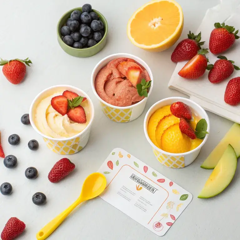 healthy golden spoon frozen yogurt flavor choices