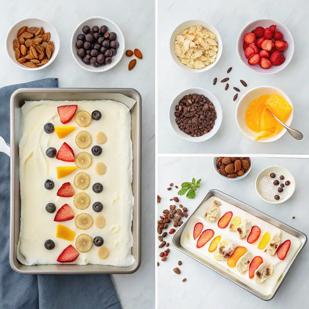 how to make frozen yogurt bark with berries