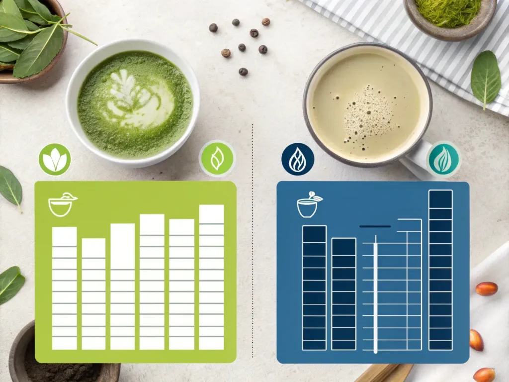 caffeine in matcha vs earl grey